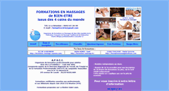 Desktop Screenshot of formation-massage-reunion.com